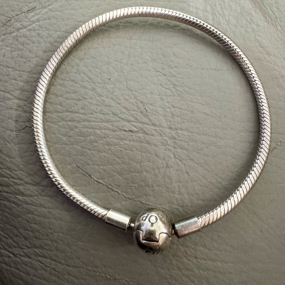 Pandora snake chain silver bracelet